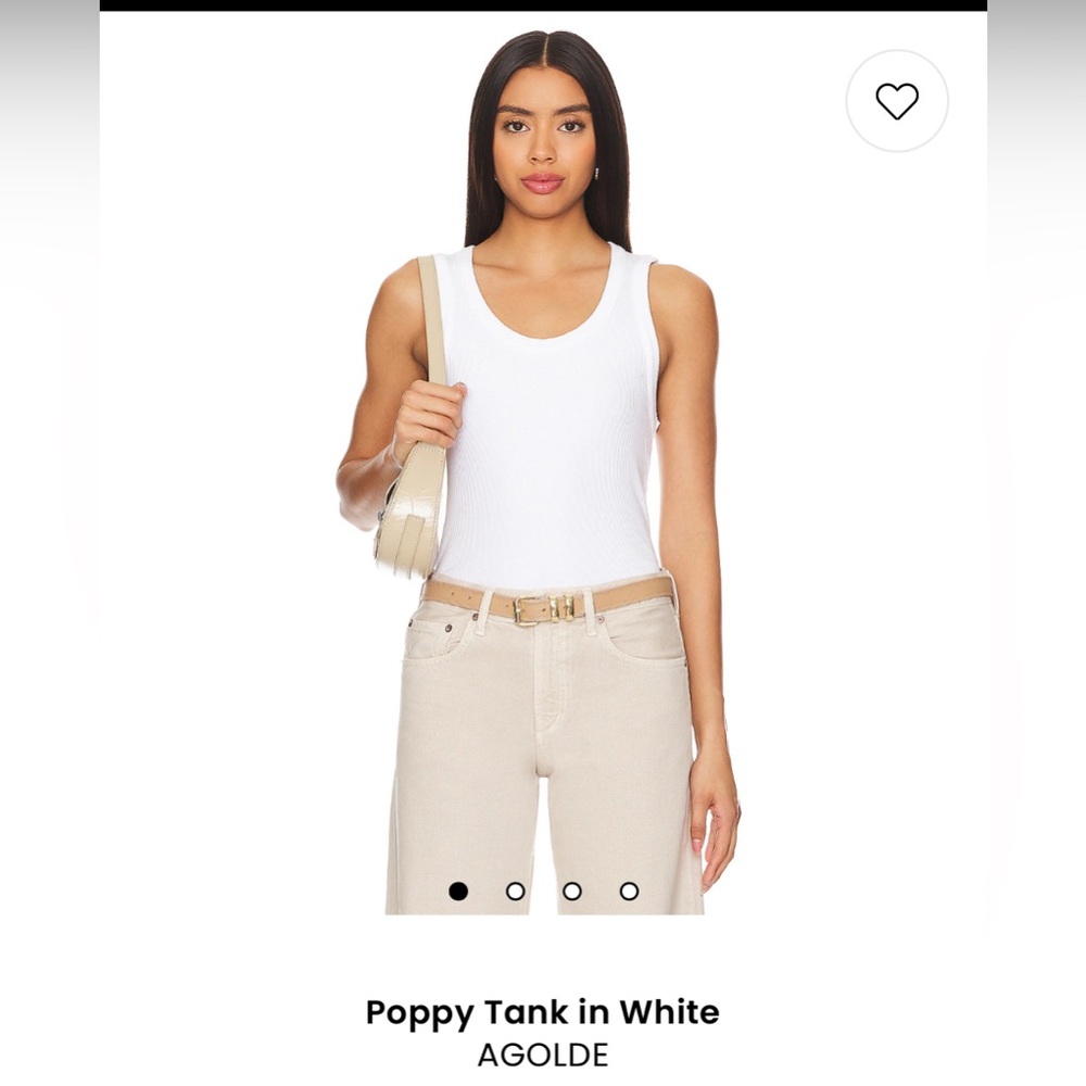 AGOLDE White Poppy Tank Top/ XS